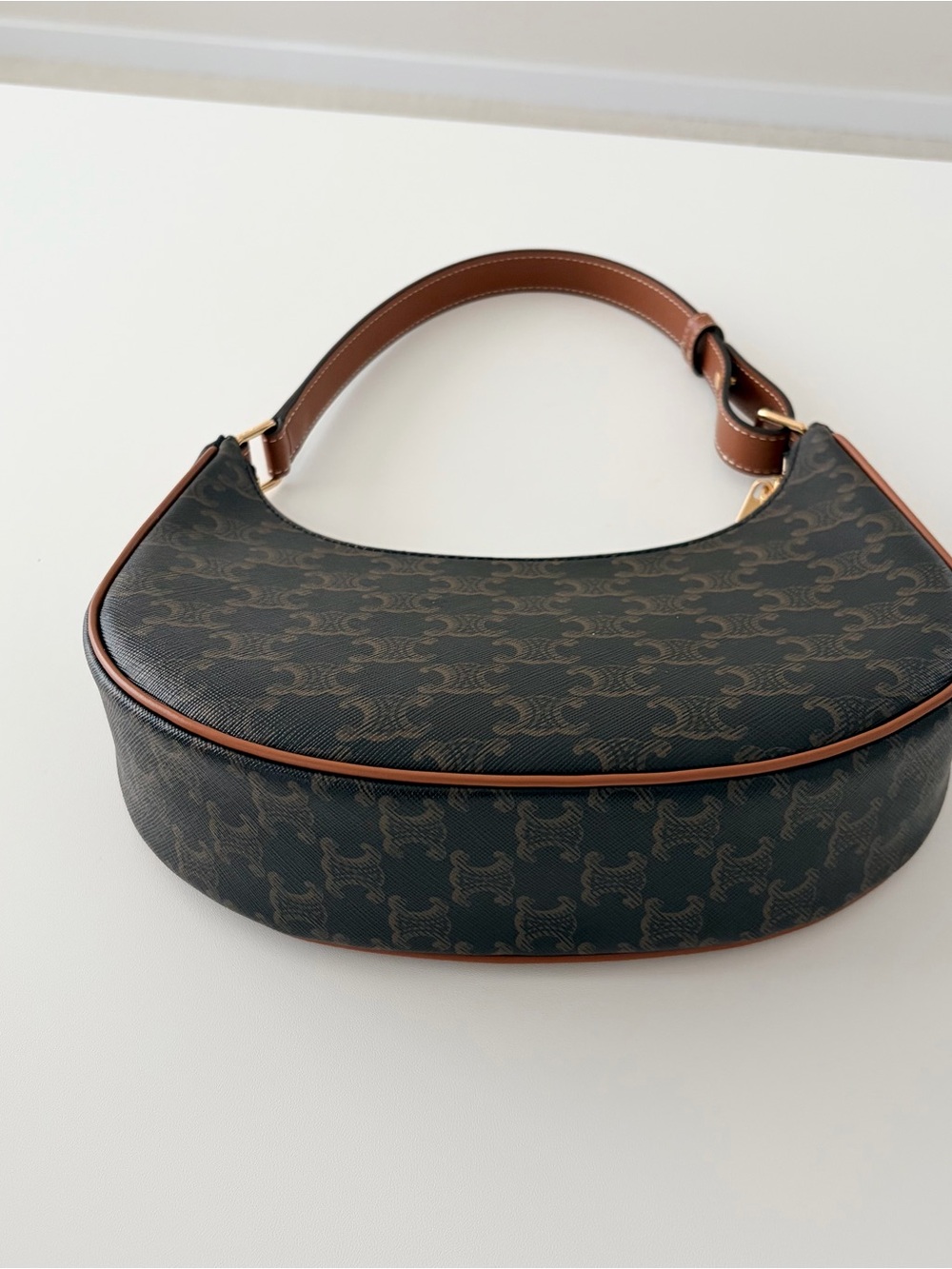 Celine Ava Bag - Triomphe Canvas - Picture 11 of 13